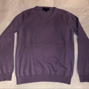 Purple Cashmere v-neck